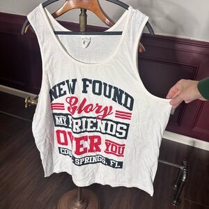 NEW FOUND GLORY vintage My Friends Over You pop punk tank top